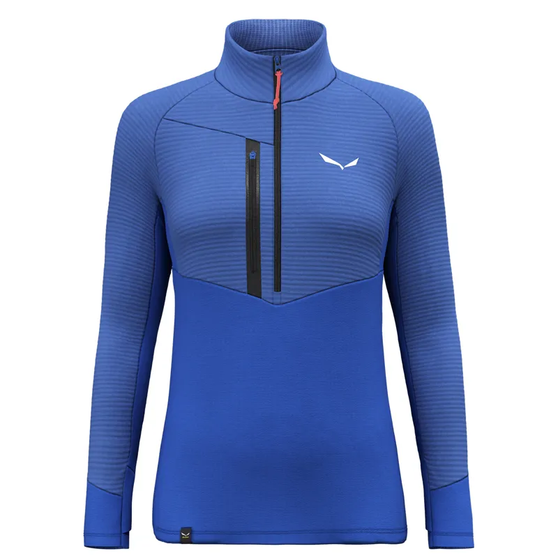 Salewa Vajolet Polarlite Responsive Half Zip Fleece Womens in Electric